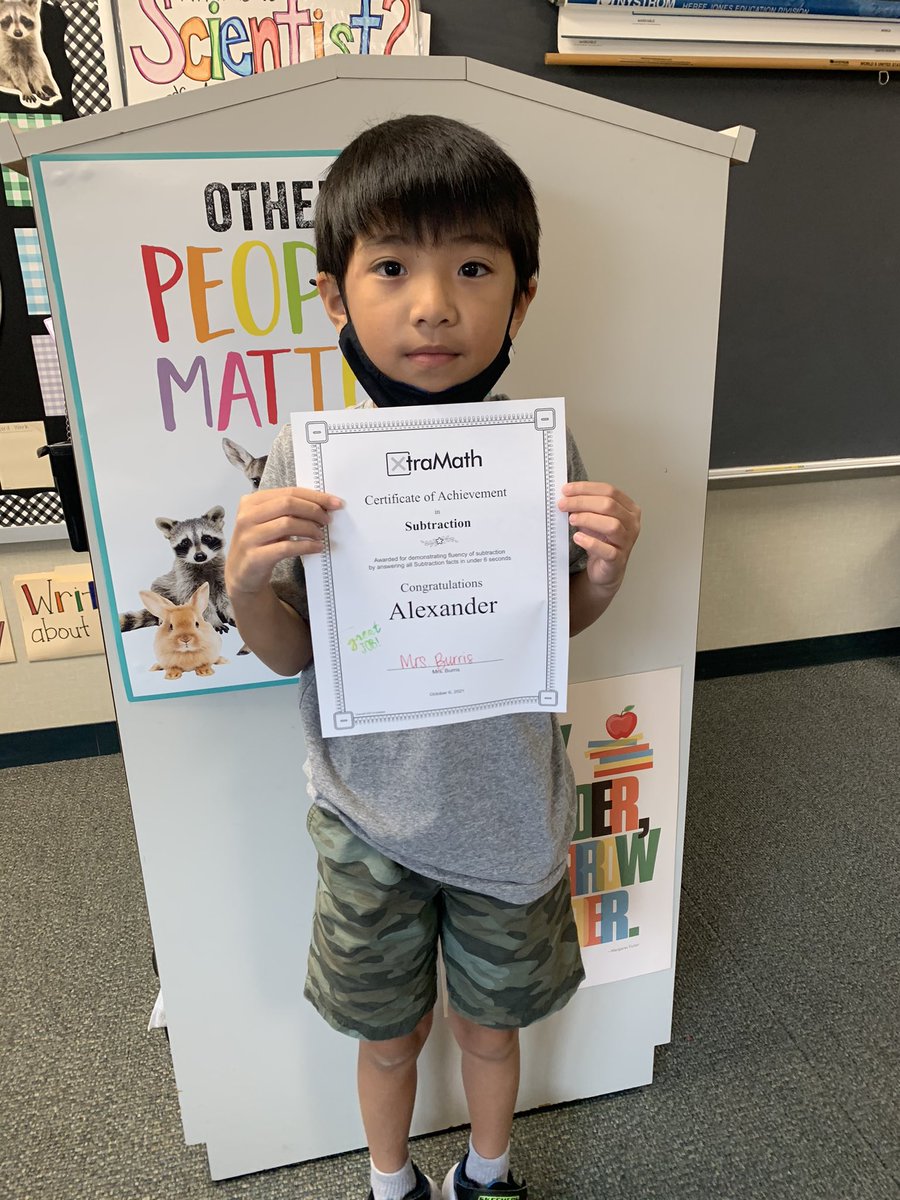 Burris2nd's tweet photo. We had THREE new Fact Masters today! Way to go Zaylee, Nolan, and Alexander! #connectses #bulletpride https://t.co/iHOJceMHs8