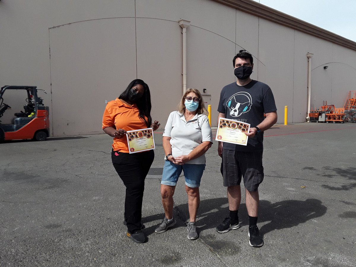 JeniferNTate1's tweet photo. Congratulations to Keeghan on getting to 6 years here at The Home Depot, to Katasha on her first year here and a Big Happy Birthday to Judy! #woodlandwins @THE_JON_LOHMANN @CozyJerry @ElmoBermudo @Tiffersmw @LaurenHuffman18 @AsmDennis @WillHomeDepot https://t.co/G7s66QMJt2