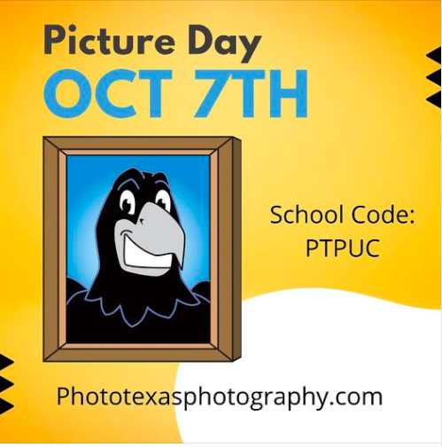 📸 Picture Day is Thursday, October 7th.
Make sure to bring your photo packet to school!