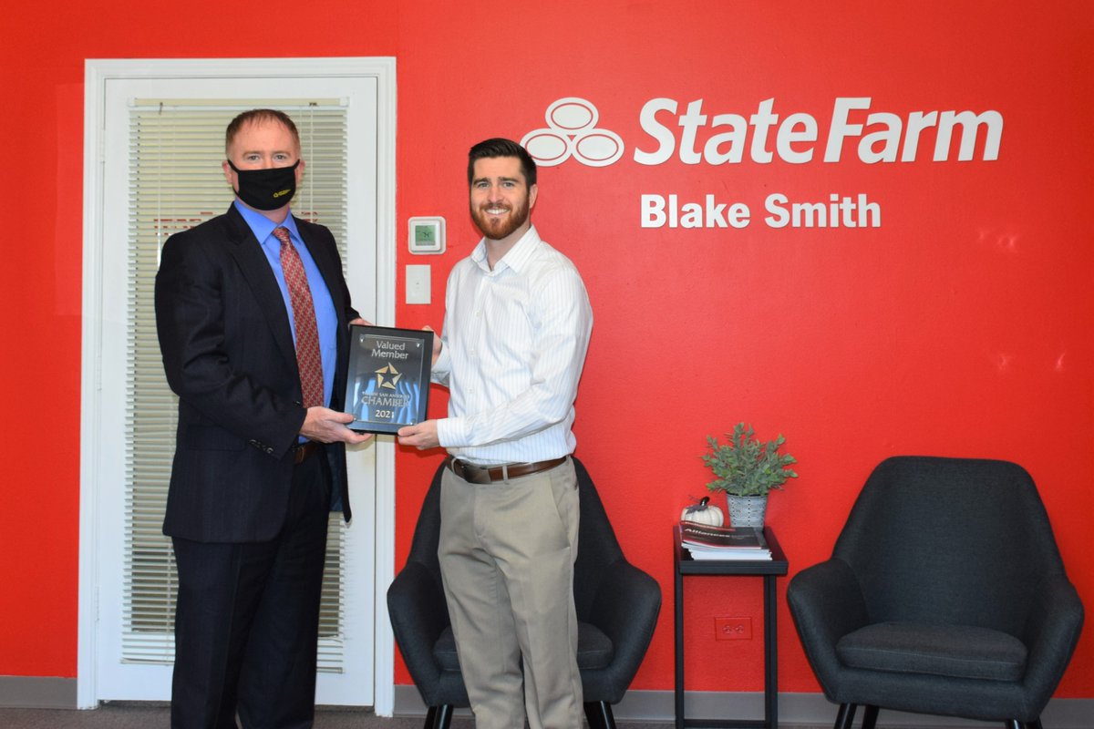 Help us welcome <a href="/blakesmithsf/">Blake Smith - State Farm Agent</a> with <a href="/StateFarm/">State Farm</a>  to the North SA Chamber! Blake Smith Agency sells many lines of insurance such as Home, Auto, Life, Health, Property and Business policies. Contact Blake at: bit.ly/blakesmith #NSAC