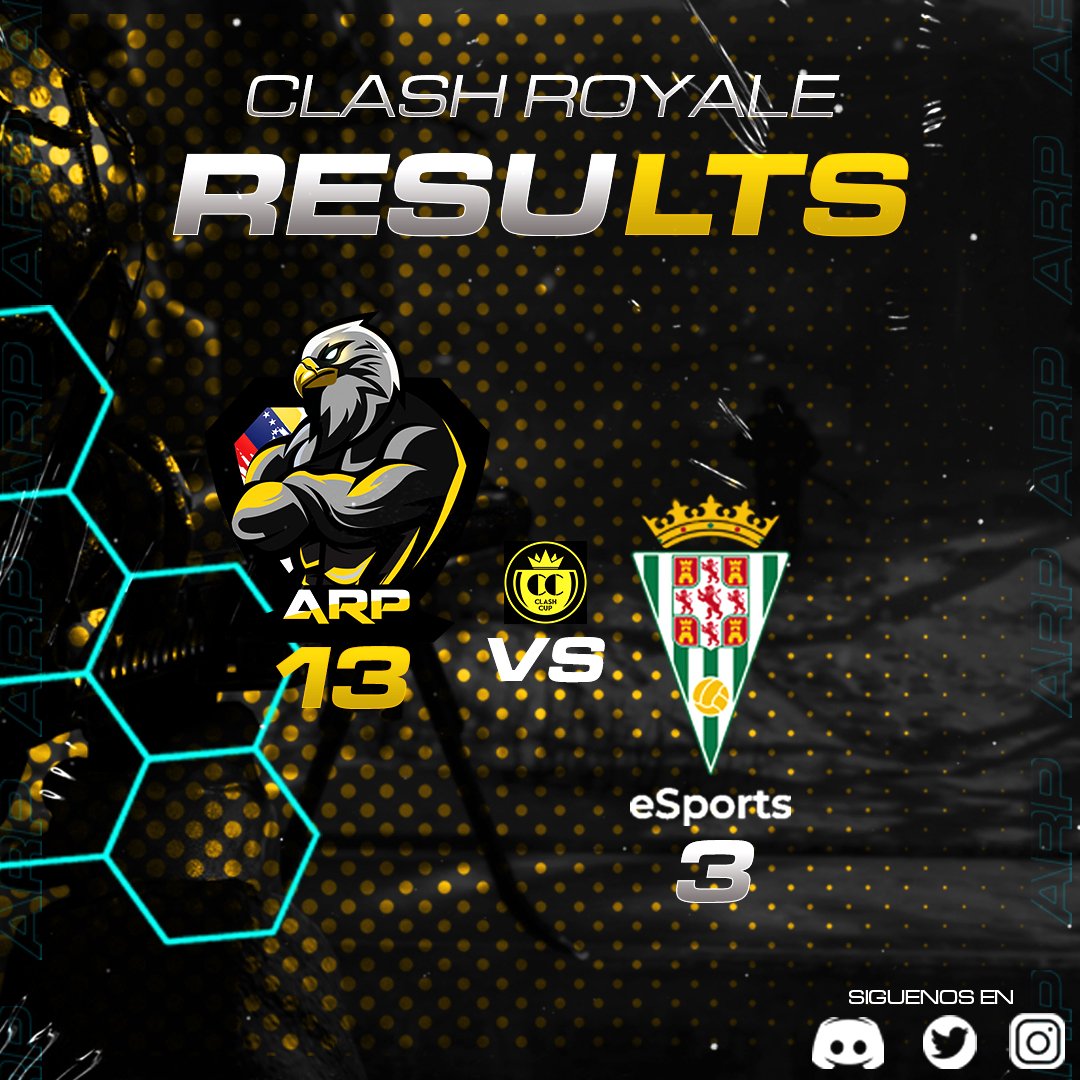 Victoria contundente que obtuvimos del día de ayer en la en la primer jornada de la <a href="/ClashCupCR/">Clash Cup</a> frente a <a href="/CCF_eSports/">Córdoba CF eSports</a>.