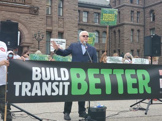 Peter_Tabuns's tweet photo. Speaking today for changes to Metrolinx so we can build transit better and with more community support. @SaveJimmie @PACCTinfo https://t.co/DE17744dty