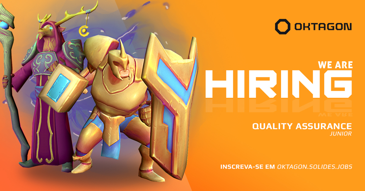 📢 Alerta de Vaga Aberta!
📍 VAGA PRESENCIAL ( LONDRINA-PR )
➡️ Se você tem interesse em trabalhar na área de jogos, dá uma conferida nesta vaga de Quality Assurance Junior!
✏️ Mais informações sobre a vaga e inscrições pelo site: oktagon.solides.jobs (Link na Bio
📲 Share!