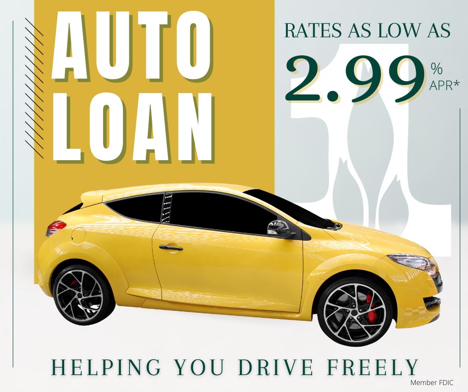 Whether you're looking to upgrade with a new auto loan or refinance your current car loan, we have the right auto financing options to meet your needs. Apply today by visiting ffbt.com/auto-loans . 👍
-
-
#Autoloan #Financing
