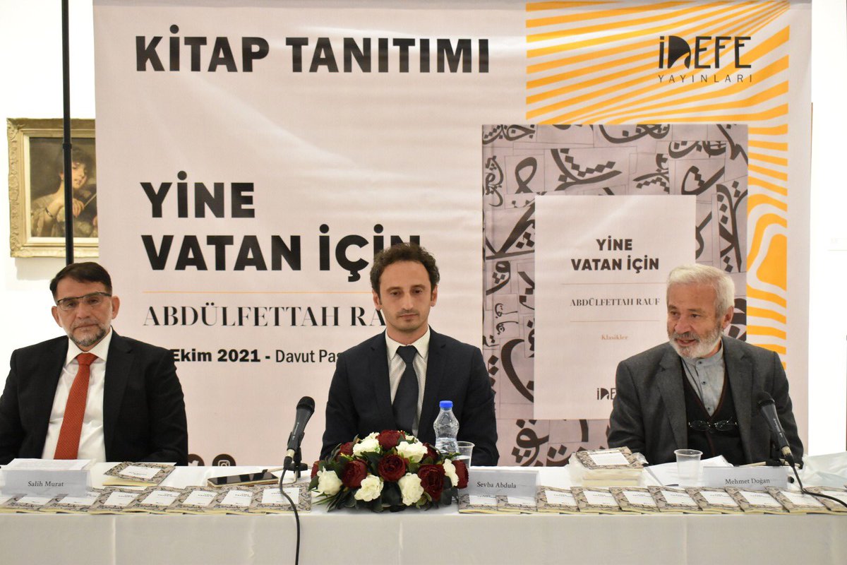 balkanfound's tweet photo. Abdülfettah Rauf Efendinin “Yine Vatan İçin” şiir kitabının tanıtımı yapıldı. https://t.co/d42h0LP9E6