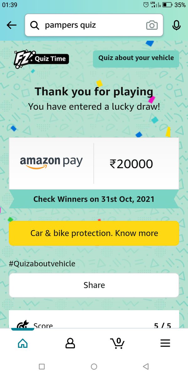 ChintanVanza's tweet photo. #Quizaboutvehicle 
I played this interesting Quiz on Amazon-Play games at Amazon FunZone  https://t.co/hLt0JfbGrY https://t.co/XOT2PHfTyH
