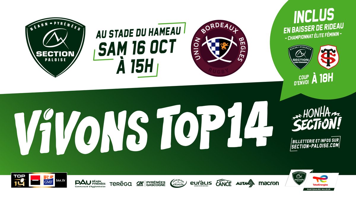Section Paloise Béarn Pyrénées tweet media
