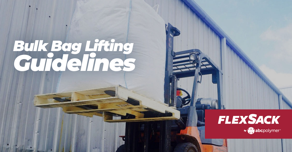 ABCFlexSack's tweet photo. Lifting and transporting bulk bags is a serious undertaking that should always be done with the full knowledge of proper, safe methods based on the specific bag, contents, and equipment being used. Find out more: https://t.co/pV4UOLbKKe

#flexsack #bulkbags #fibc https://t.co/bu6VPbUu7k