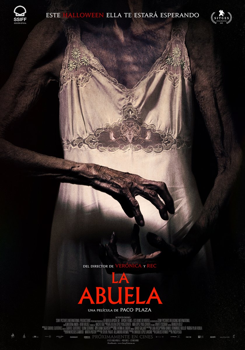 Empieza la cuenta atrás para  #halloween2021 😈  y nuestro plan favorito para esa noche es  #LaAbuelaLaPelícula, en cines 29 de octubre, de <a href="/paco_plaza/">Paco Plaza</a> ¿Ya has visto su escalofriante trailer? ¡No podemos esperar más para verla! ow.ly/1VA350Gn6qH <a href="/sonypictures_es/">Sony Pictures España</a>