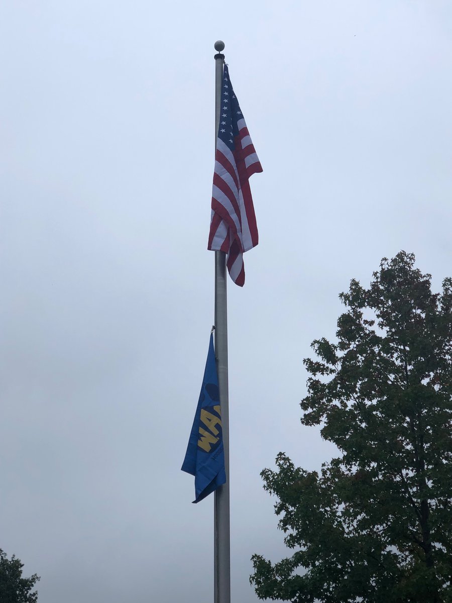 Thank you WAS PTA for our new flags for our school!