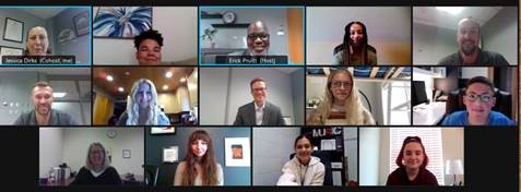 Today was the first meeting of the superintendent's Student Advisory Committee. Students met with teachers and district administrators to identify a challenge facing the district that they will work together to solve over the next several months. #acsdlearns @erick_pruitt