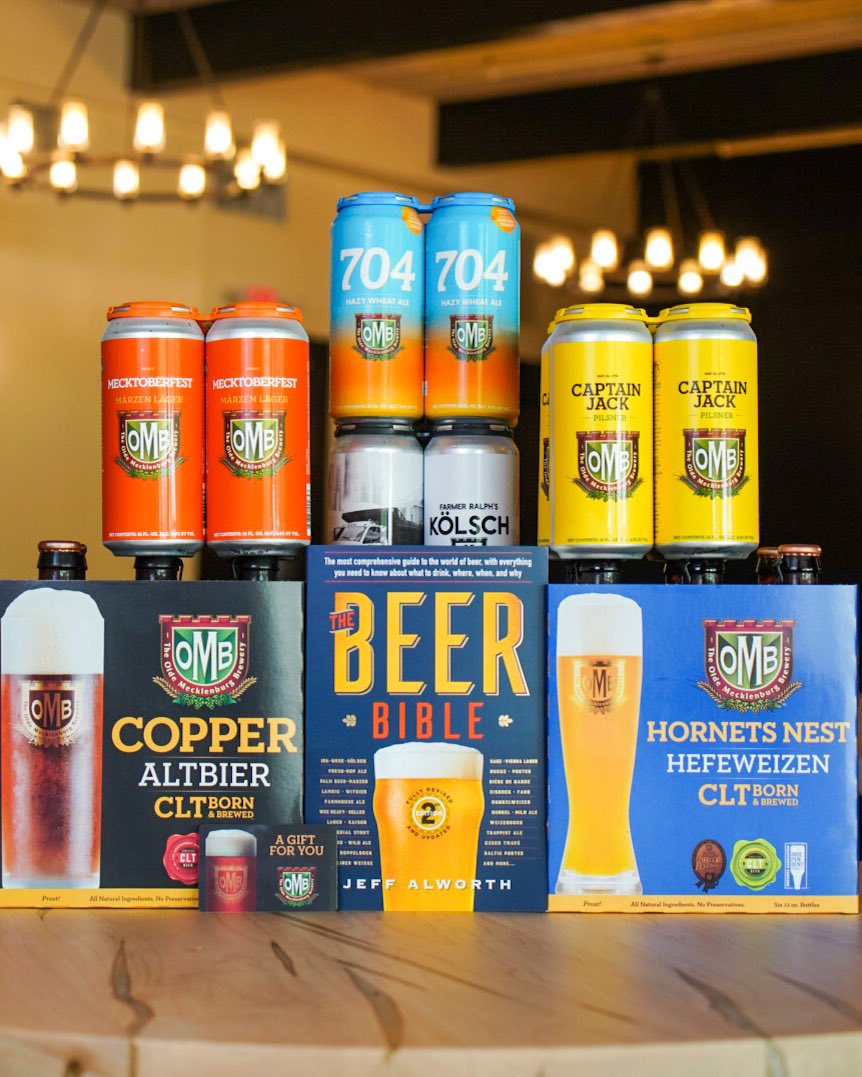 Giveaway!🚨Retweet this for a chance to win a case of OMB beer, the new edition of The Beer Bible📖 (our helles is in there 👍) and a $25 gift card to OMB!🍻