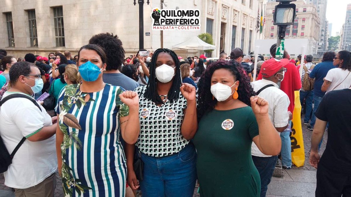 quilomboperifa's tweet photo. Quilombo Periférico contra o pacote de maldades do Nunes,  em defesa das trabalhadoras e dos trabalhadores do funcionalismo público!

#SAMPAPREV2NÃO https://t.co/KRPnMzQeL4