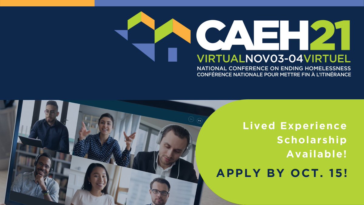 LivedLeadership's tweet photo. ➡️ Apply Now: Lived Experience Scholarship for the upcoming virtual National Conference on Ending Homelessness!

Deadline to apply is Oct. 15. Find out more here: https://t.co/PxrTh01Izw #CAEH21 https://t.co/MU6RIWyccF