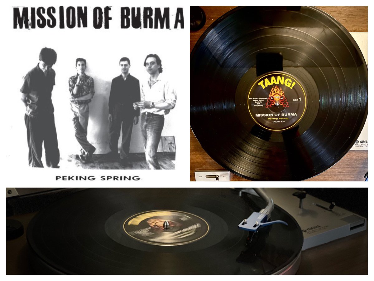 Paxman1965's tweet photo. #records #vinyl #LP #album #vinylcollection #nowplaying #spinning #MissionOfBurma #PekingSpring #postpunk #reissue #limitedto2k #rsd2019 #remote #sociallydistant #plague #getvaxxed #quarantunes #musicisthebest https://t.co/LfQqrGLzKN