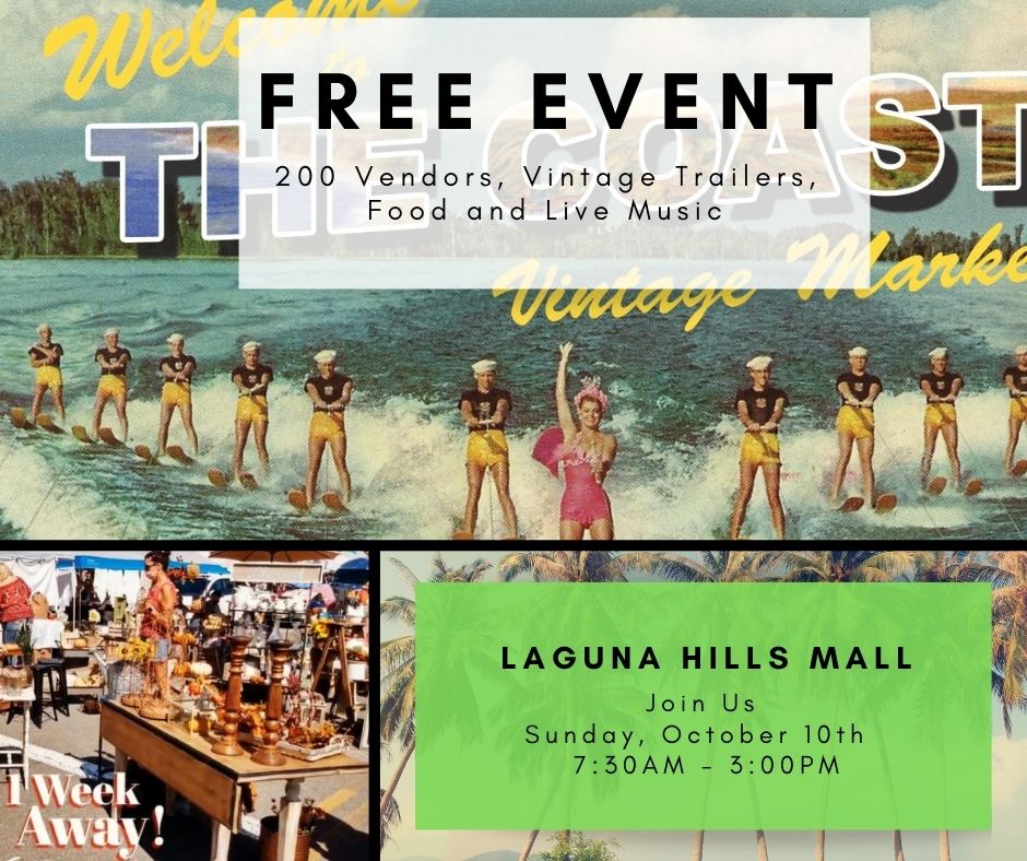 Join Us @ The Coast Vintage Market, It’s Free!
A full day of fun! Opens 7:30AM - 3PM
Featuring a plethora of antiques and collectibles. 

More Info: zcu.io/Ppvg