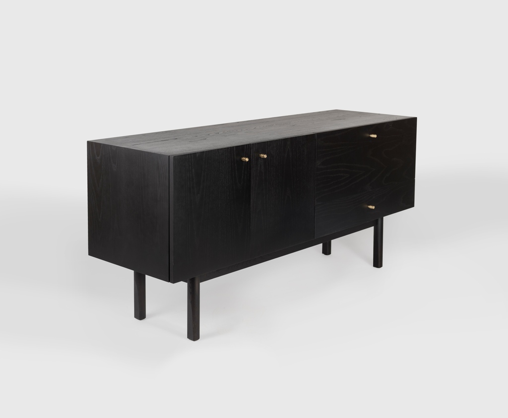 coilanddrift's tweet photo. REX Credenza in Ebony Stained ash with brass pulls https://t.co/9VPyMCXMWe