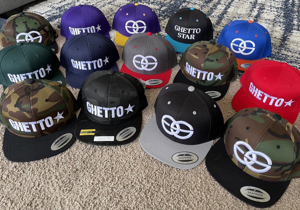 Ghetto_Star's tweet photo. New Ghetto Star Snap Back Hats #ghettostar #skate #skateboard #socal https://t.co/7Q6xHwyF6h