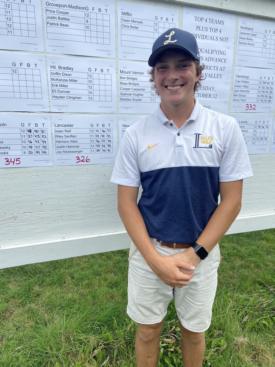 coachtruex's tweet photo. Congrats to Senior @reif_strife who shot a 77 today at Turnberry GC in the Sectional Tournament to earn one of 4 spots to compete in next Tuesday’s District Tournament held at @golfAPPLEVALLEY! #GalesGolf #UnFOREgettable #ProudCoach https://t.co/2yZnF51PLs