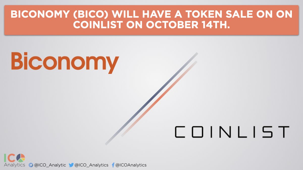 _ <a href="/biconomy/">Biconomy</a> will have a token sale on on <a href="/CoinList/">CoinList</a> on Oct 14. The registration is live till Oct 11. Two options to be offered: $0.25 per token (3 months vesting starting Nov 23); $0.15 per token (10% unlock on Nov 23, the rest: 6m cliff, and 6m vesting).
coinlist.co/biconomy?utm_s…
