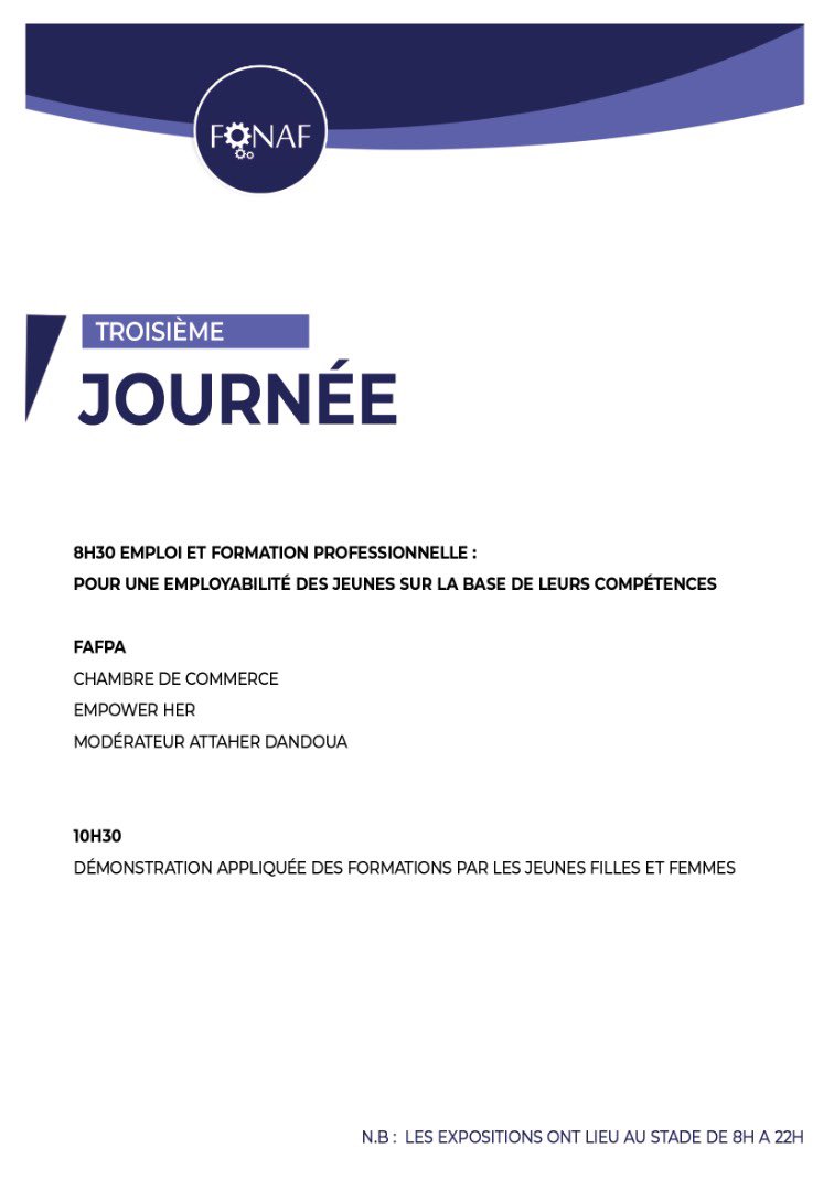 MaikanoMahaman's tweet photo. #FONAF5
On vous attend les entrepreneurs 😇 https://t.co/qDoM3wz38U