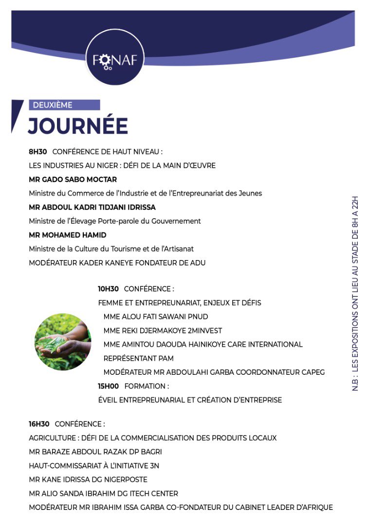MaikanoMahaman's tweet photo. #FONAF5
On vous attend les entrepreneurs 😇 https://t.co/qDoM3wz38U