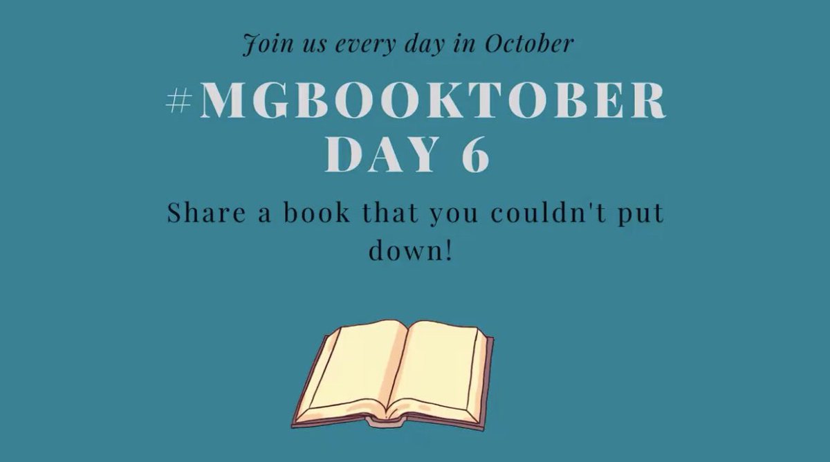 Day 6 of #MGBooktober A book I couldn't put down was Glitter Gets Everywhere by @yvettewrites. I read it during a girls weekend away and got up early to sneak downstairs to read!