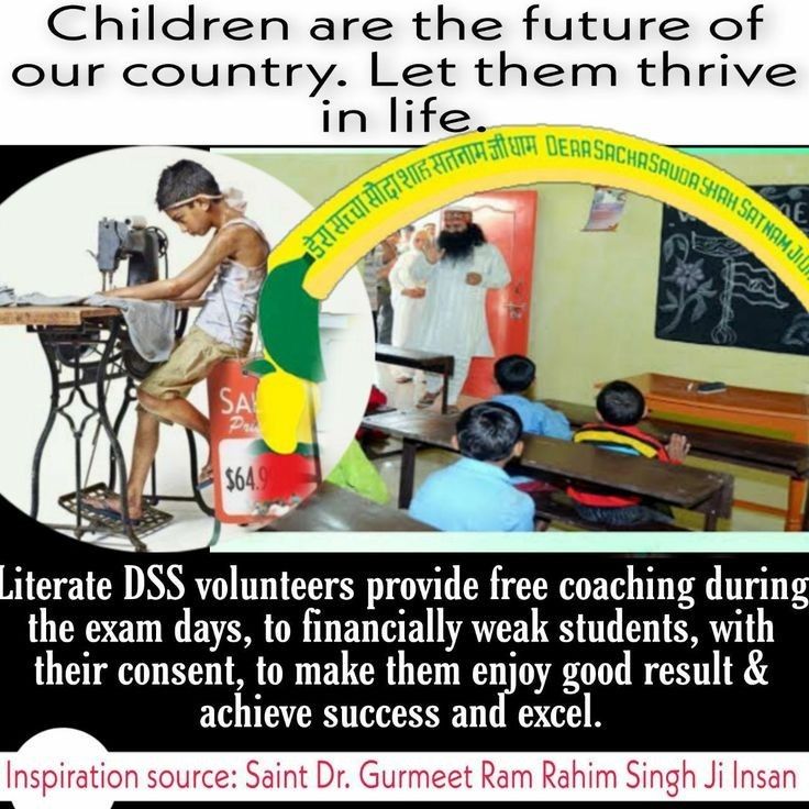 Childhood is precious for growth and learning. To eradicate child labour from the society Saint Dr. Gurmeet Ram Rahim Singh Ji encourages masses to shun this practice. Millions of people's have pledged to stop it... #MissionSmile #EndChildLabour #SayNoToChildLabour #SaintDrMSG