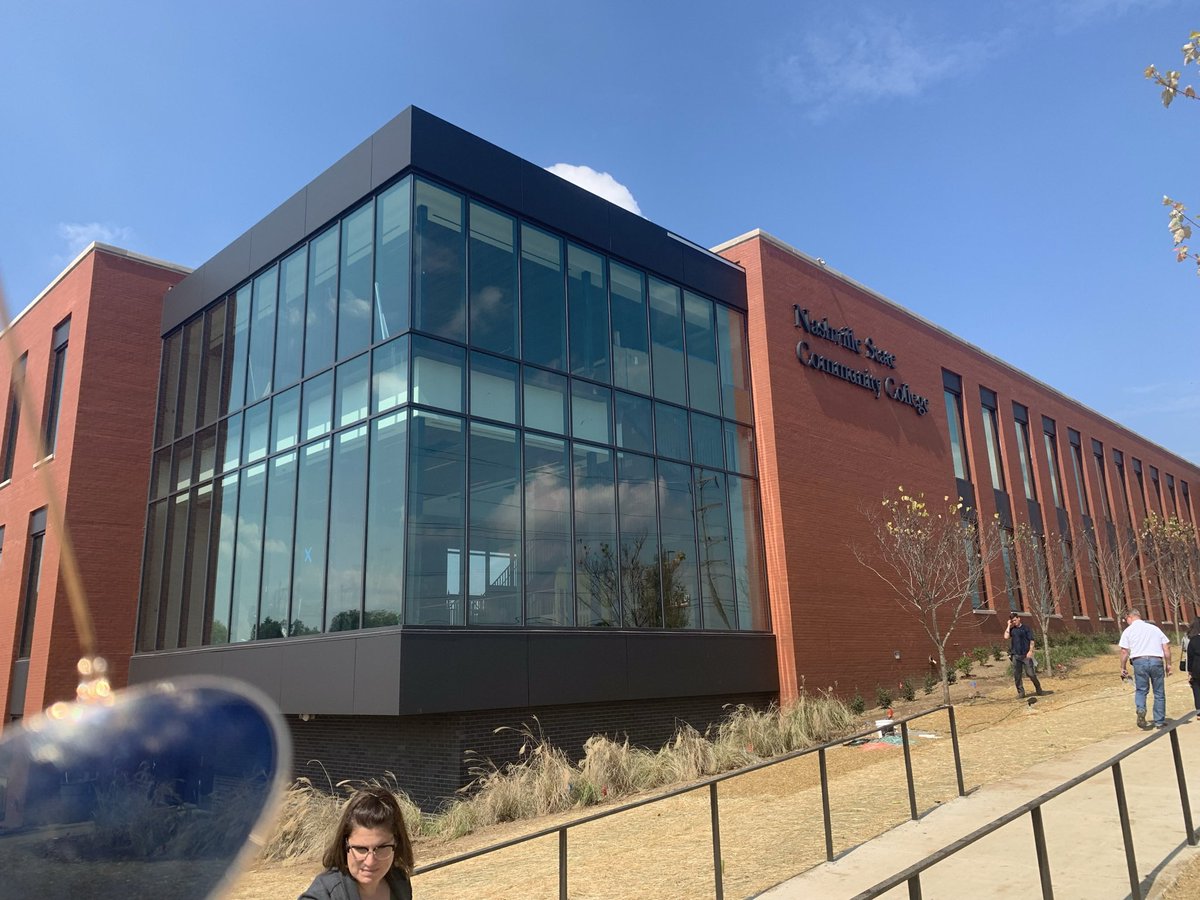 beckfortn's tweet photo. Got the treat to tour the new Madison Campus of Nashville State and it is amazing!! The attention to details and the “student friendly” campus is top notch! Completion in the coming months with hopefully some classes in the spring and full offering of courses next fall! https://t.co/J0sXLLedDu