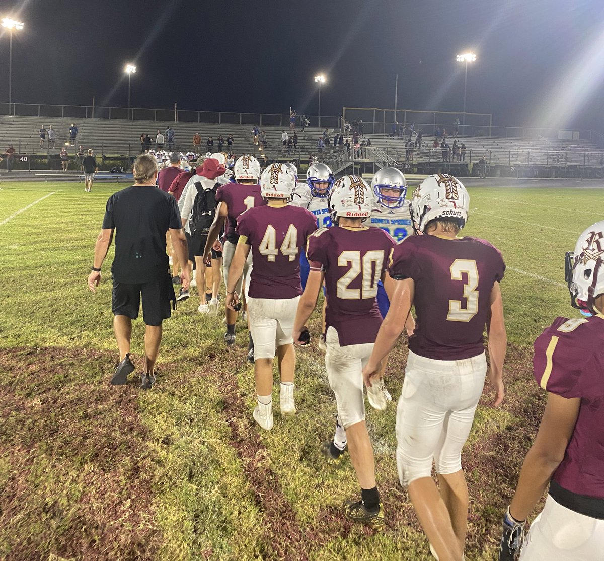 FUTURE AT THE DALE IS BRIGHT‼️

Young guys rolling along…🔥

14-0 vs <a href="/FortMyersHS/">Fort Myers HS</a> 
26-0 vs <a href="/BonitaSpringsHS/">Bonita Springs High</a> 

#Different 
#SellGold #RiseUp 🏴‍☠️🏈