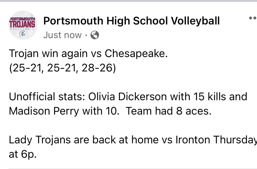 Portsmouth Volleyball (@portsmouthvb) on Twitter photo 
