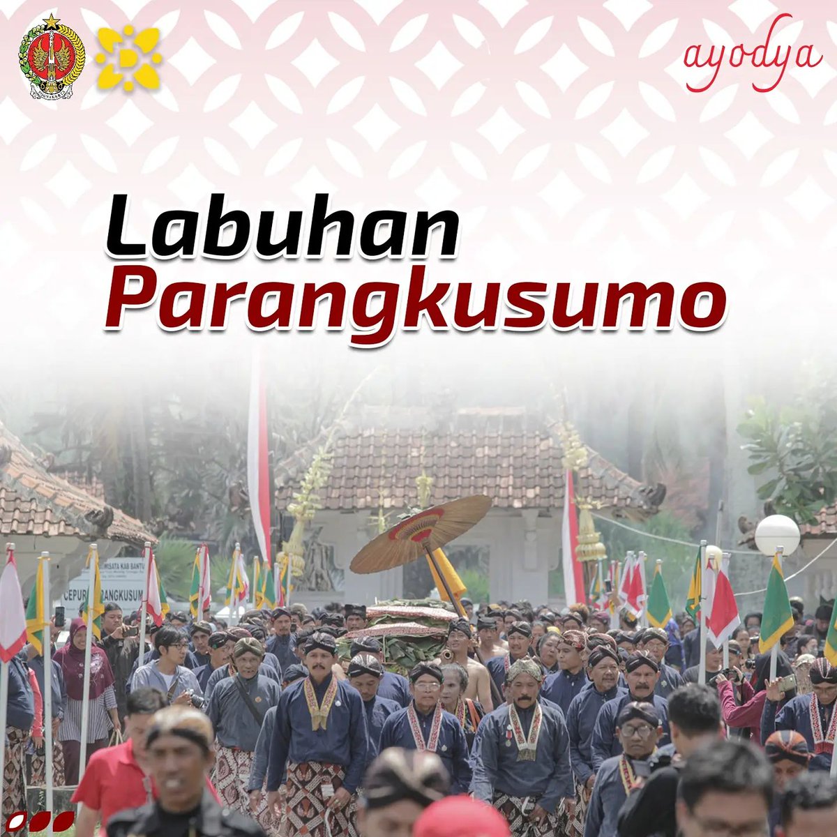 humas_jogja's tweet photo. Prosesi labuhan digelar di Pantai Parangkusumo, Bantul. Prosesi adat yang digelar setahun sekali itu merupakan bentuk puji syukur kepada Tuhan Yang Maha Esa. #visitingjogja
#ayodya
#Labuhan
#LabuhanParangkusumo
#KeratonYogyakarta https://t.co/MU3UgeAMFh