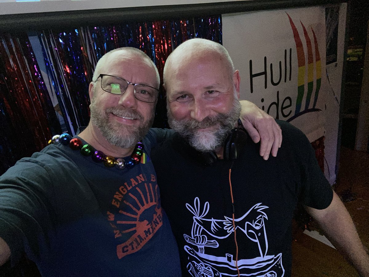 scottlhawk's tweet photo. Hull Pride with @gscotthelms https://t.co/vsZwCkmErK