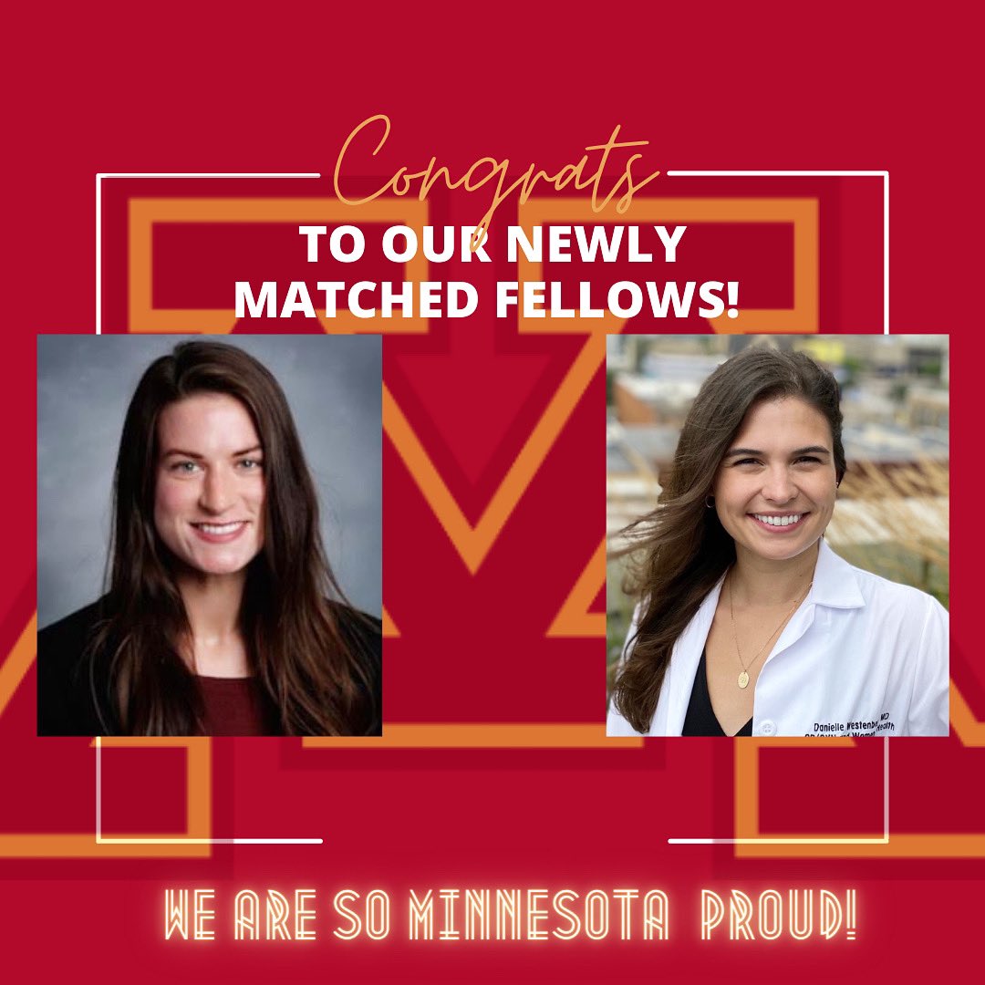 Big congrats to our newly matched residents and now soon to be fellows!! We are so proud of you! Our Chief Audrey will be doing REI at Baylor <a href="/BCM_ReproMed/">BCM_ReproMed</a> &amp; our Education Chief Dani will be at Mayo <a href="/MayoGynecology/">Mayo Clinic OB/GYN</a> !! 🎉🎊🥳