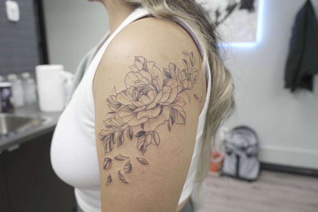 630 Flower Arm Tattoos Stock Photos Pictures  RoyaltyFree Images   iStock