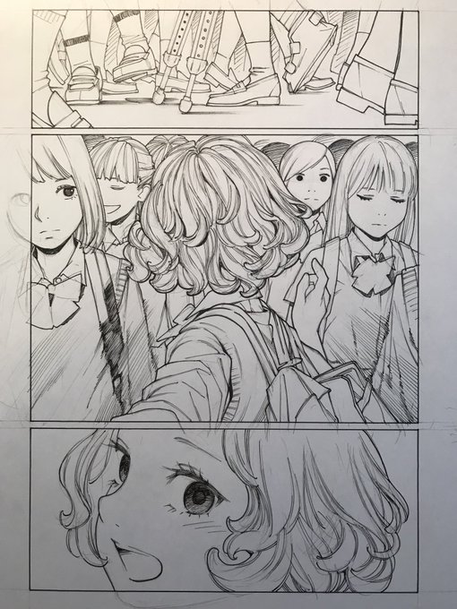 1ページめ。通常原稿の倍以上の密度。あと29ページ笑 