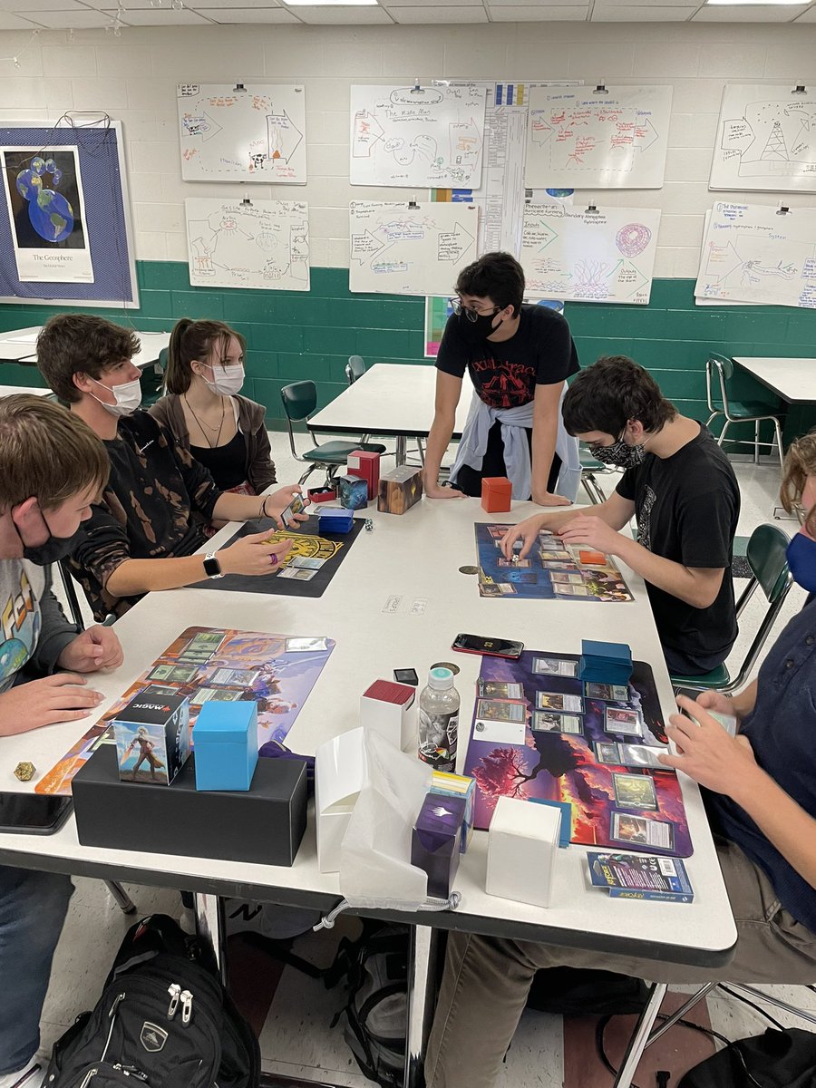 Mr_Burden_TA's tweet image. Day 22: LOHS has something for everyone. GAP clubs tap into the extracurricular activities students want. I dropped into Dungeons and Dragons club today. #AdminChallenge #180DaysOfLO #NoEasyButton