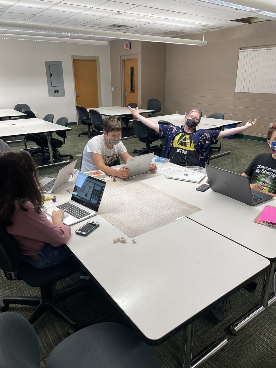 Mr_Burden_TA's tweet image. Day 22: LOHS has something for everyone. GAP clubs tap into the extracurricular activities students want. I dropped into Dungeons and Dragons club today. #AdminChallenge #180DaysOfLO #NoEasyButton