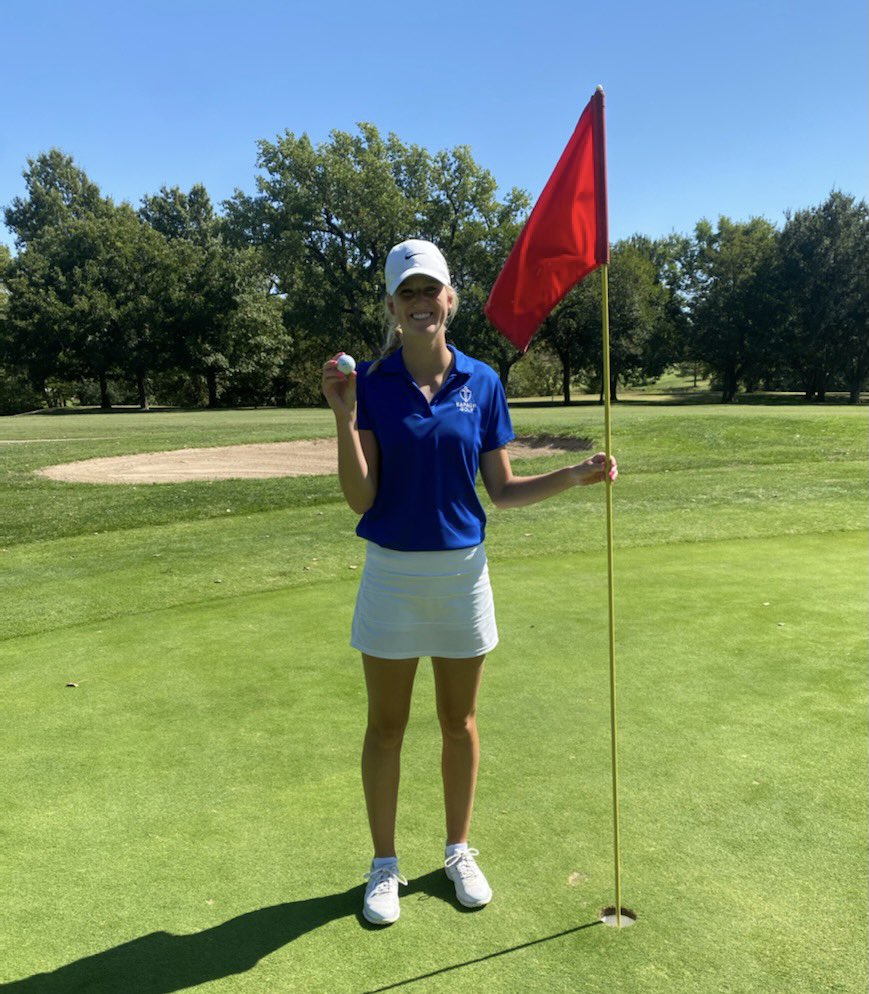 kapauncrusaders's tweet photo. Congrats to girls golf for winning the GWAL Tourney! They are also the city league champs! Kate Tilma-1st, Meg Tilma-2nd, Alexa Garrett-3rd, and Elea Navarro-5th. Kate got a hole-in-one on the par three #2 at MacDonald. The JV team also won the tourney. Go Crusaders! https://t.co/XGQo4MeF3E