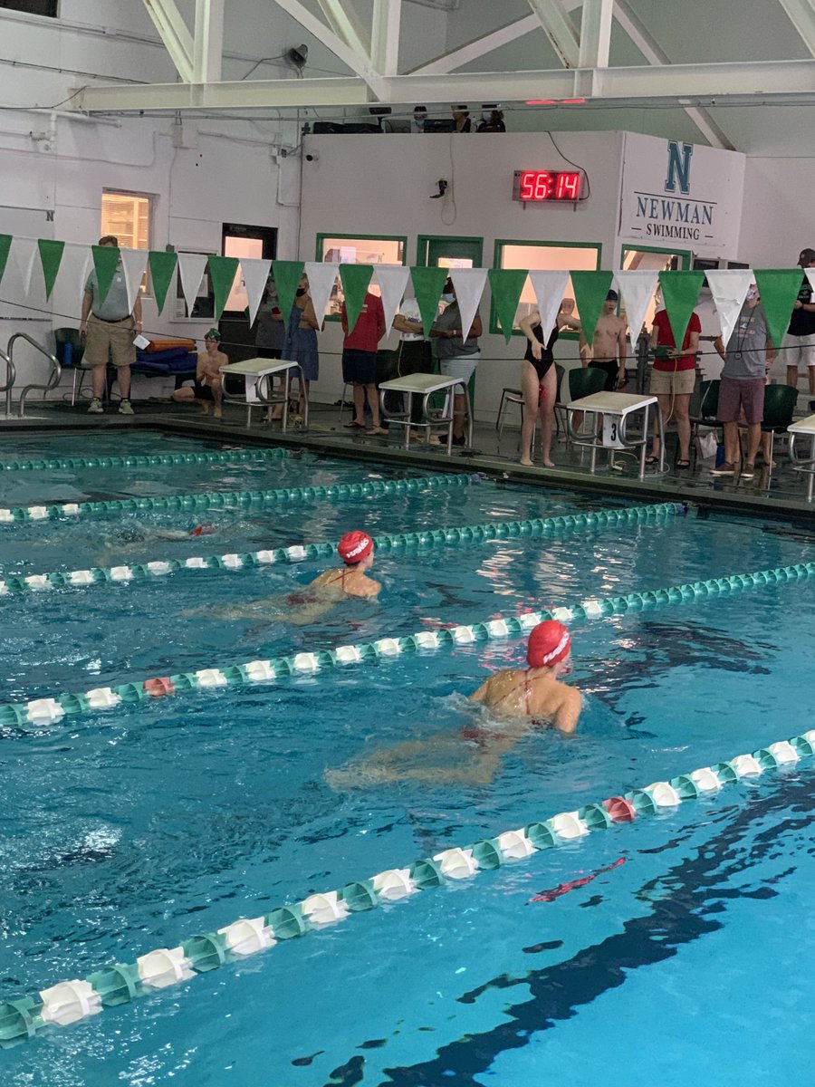 mcgeheeschool's tweet photo. The varsity swim team competed in their first meet at Newman last Saturday with four of our students qualifying for the state meet. Congrats to Amelia Pullen '22, Vivienne Pullen '25, Ellie Schmidt '22, and Abbie Spera '23. Go Hawks!

#swimming
#mcgeheehawks
#leadingwomen https://t.co/ndRkXH9Nyq