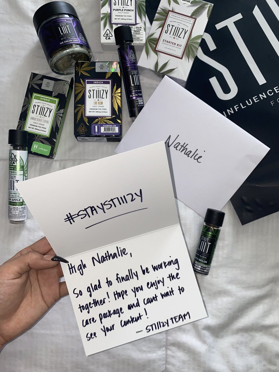ttnaat's tweet photo. Appreciation post for the care package Stiiizy just dropped off for me 🥲 https://t.co/ZZZF7GMLjq