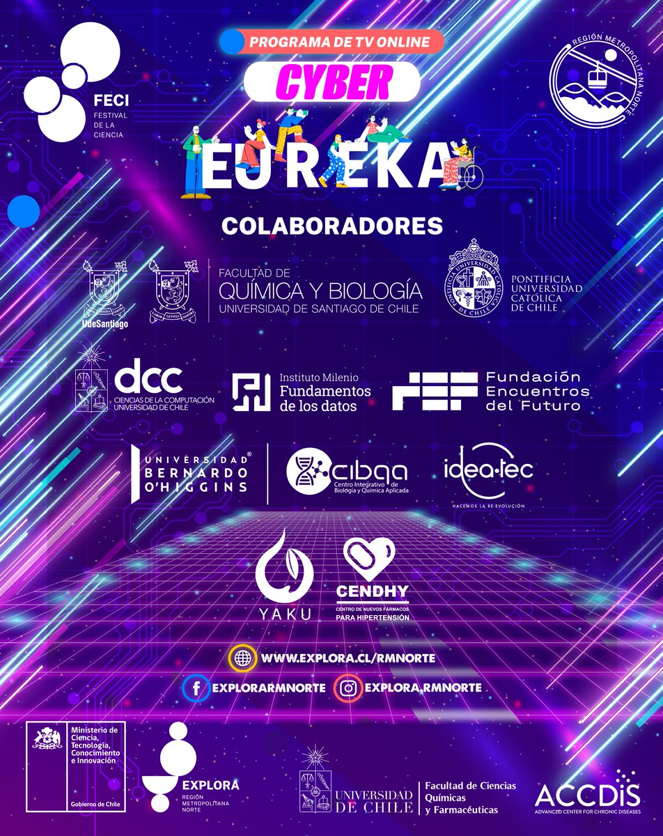 parexploranorte's tweet photo. ¡Se viene nuestro gran evento #CyberEureka! 🤩🙌🏻 #FECI2021 #FECIRMNorte No te pierdas nuestro programa de TV donde realizaremos charlas, talleres prácticos y conversatorio de destacados/as especialista
🔴Programa en vivo el jueves #21octubre desde las 18:00 -21:00” https://t.co/wciKGGfpxc