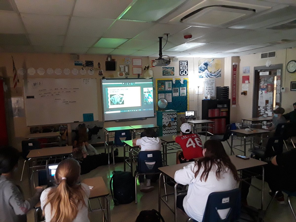 FHSDWL's tweet photo. @BarnwellMS German One students visiting with a German Graduate student from Munich today. @fulbright_de #meetagerman #wlmatters #DeutschmachtSpaß https://t.co/G36hnW0VmE