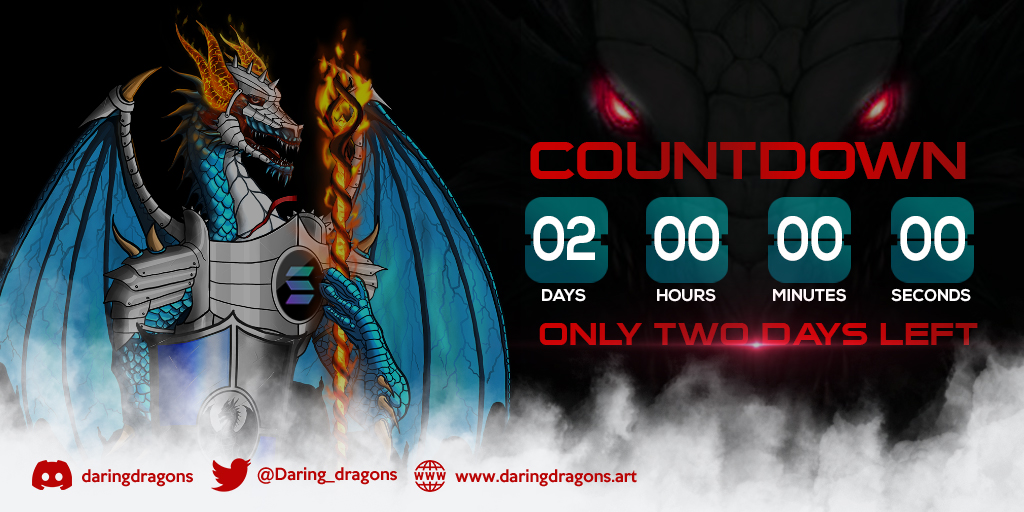 PhoenixDragons2's tweet photo. We can see tiny #DaringDragons alive and kicking inside the #DragonEggs! Only 2 more days for the #NFTMint event!
Come join us at https://t.co/UqNs2O0JEo or follow us on @Daring_Dragons!

Did we mention our #Whitepaper is next level? Check it out at https://t.co/6hg4vtEwaj https://t.co/xXs1uXkI97