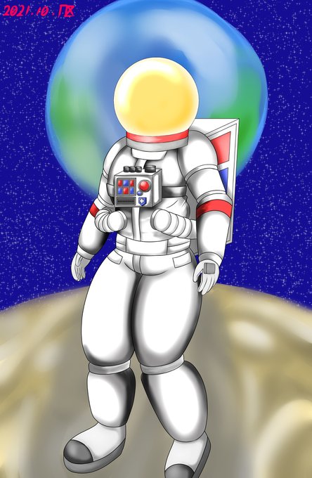バブルヘルメットのtwitterイラスト検索結果