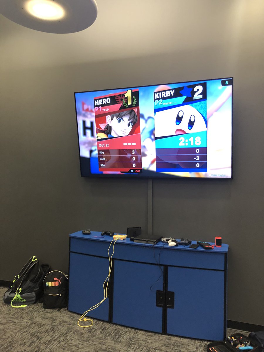 Mr_Scarmazzi's tweet photo. TASD Esports absolutely SMASHED it tonight! Both teams went undefeated in our first Smash Ultimate match of the season!! @TrinityAreaSD @thstrinitypride @Trinity_Hillers @TRINITY_MLUCAS https://t.co/7mTsJCTXkw