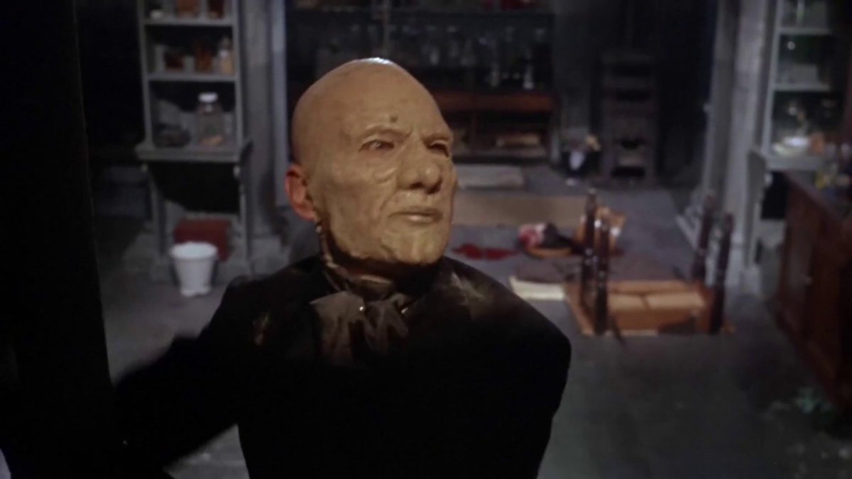 exclusivephd's tweet photo. For the most Frankenstein has left the dirty work to his creations up until now, but in the opening we see him murder a man - the last time we saw him be so cold-blooded was pushing the Professor in The Curse of Frankenstein.
#FMBD https://t.co/byFgcoyaeZ