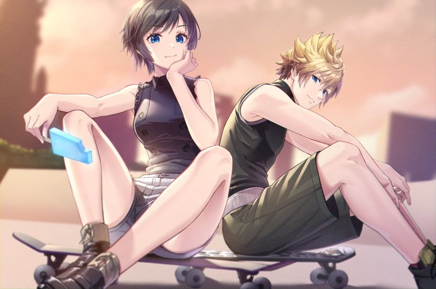 SeaSaltRucksack's tweet photo. // The biggest flaw in Kingdom Hearts 3 is that I can't skateboard around Twilight Town. https://t.co/qylL7gNgKb