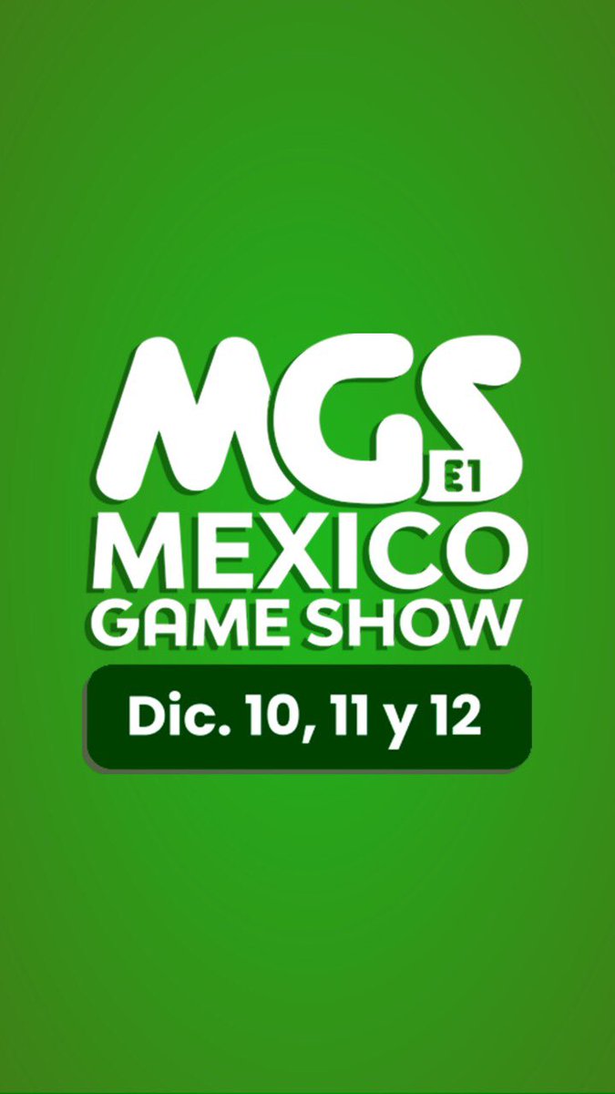 🇲🇽 Mexico Game Show es el festival de entretenimiento y videojuegos que se realizará de forma virtual el 10, 11 y 12 de diciembre en forma simultánea con <a href="/ArGameShow/">AGS Visa 🎮🕹️</a>, Chile y Venezuela, que en esta ocasión serán en edición online 🇲🇽
#MGS2021 #AGS2021 #GAMING #ESPORTS