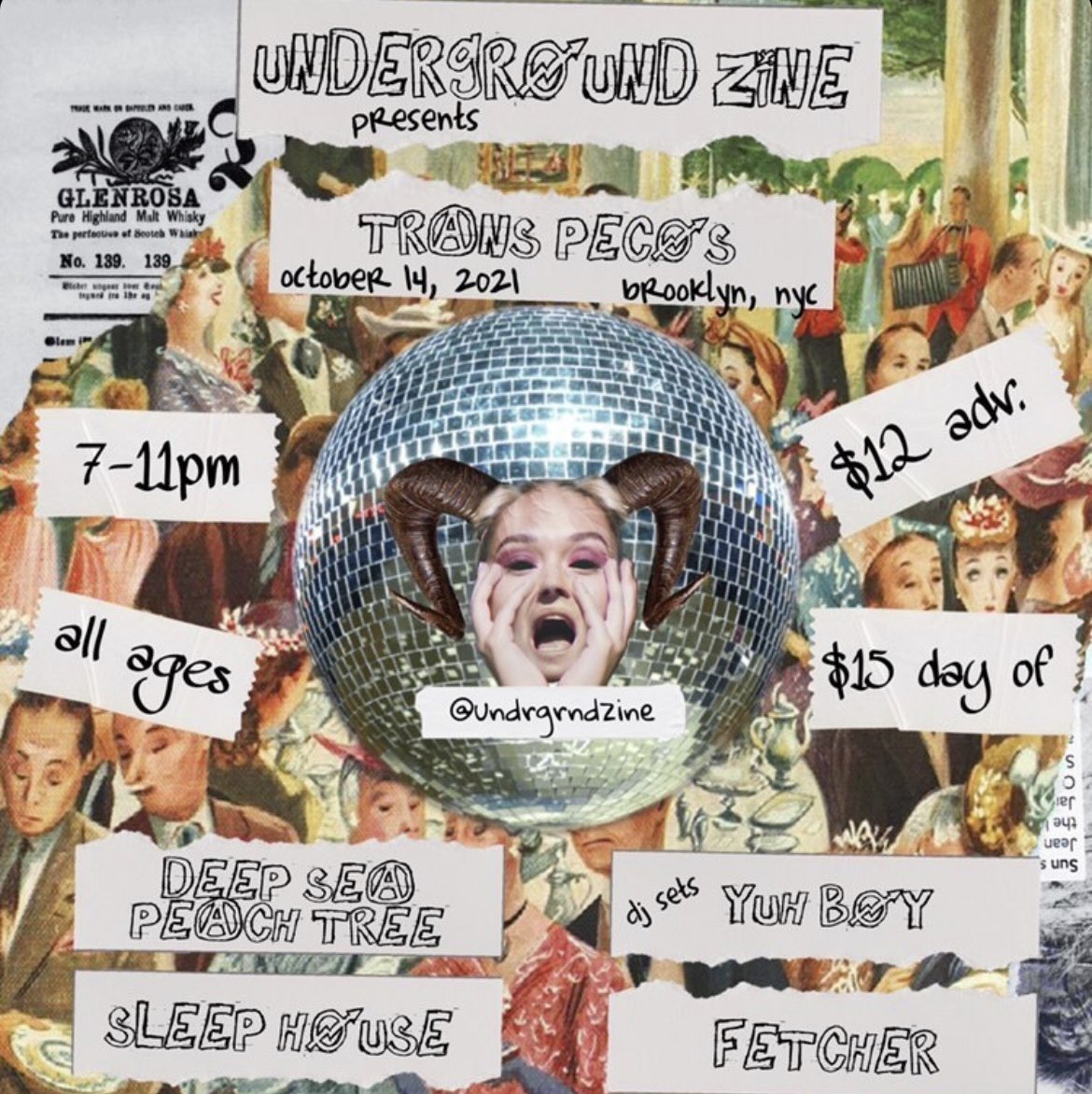 SleepHouseMusic's tweet photo. got a couple last minute shows for our homies in brooklyn and philly..
next thursday, we’ll be playing at Trans Pecos with @undrgrndzine and on the 16th, we’ll be at the Grouvier in our home city of philly (proof of vaccination/neg. test required). we hope to see yall there! https://t.co/j1ZhNPcg5q